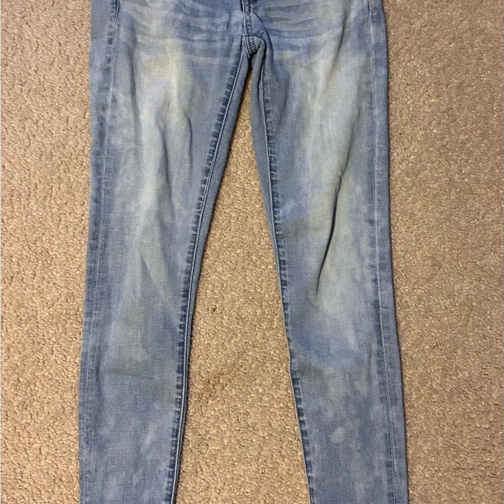 American Eagle Outfitters Faded Blue Skinny Jeans